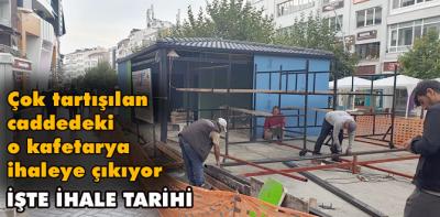 Çok tartışılan kafe ihaleye çıkıyor