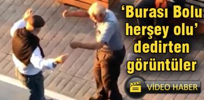 Caddenin ortasında kurtlarını döktüler