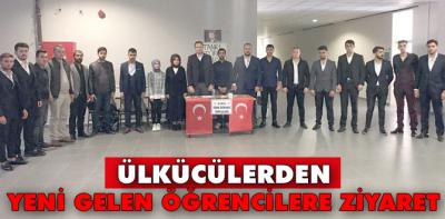 Ülkücüler üniversite öğrencilerine 'hoşgeldin' dedi