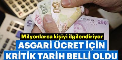 Asgari ücretle ilgili flaş gelişme