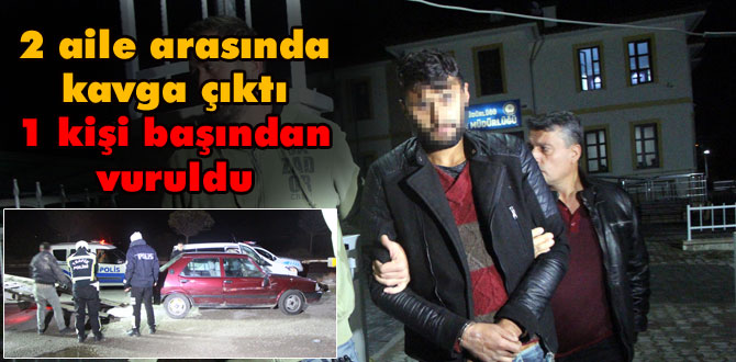 1 kişi tabancayla başından vuruldu