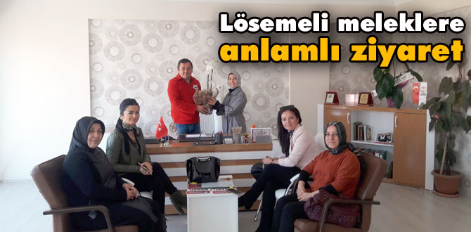 Lösemili meleklere anlamlı ziyaret