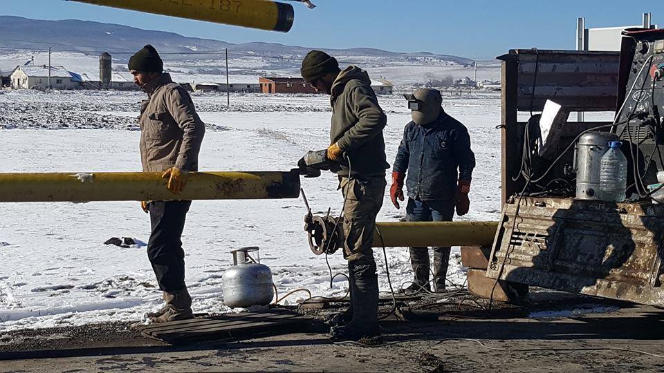 Dörtdivan'da doğalgaz çalışmaları hızlandı