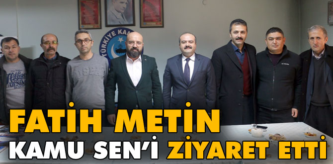 Fatih Metin Kamu-Sen’de konuştu: