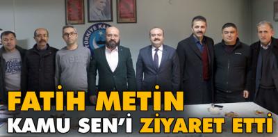 Fatih Metin Kamu-Sen'de konuştu:
