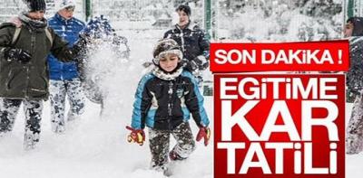 Bolu'da okullar tatil