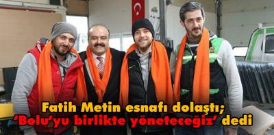 Fatih Metin esnafın taleplerini dinledi