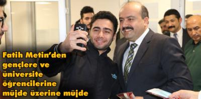 Fatih Metin'den üniversite öğrencilerine ve Bolulu gençlere müjdeler
