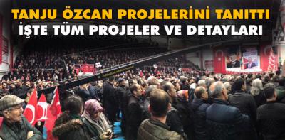 Tanju Özcan 52 projesini açıkladı