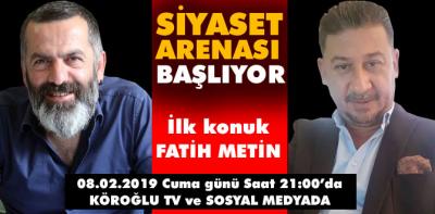 Siyaset Arenası bu akşam başlıyor