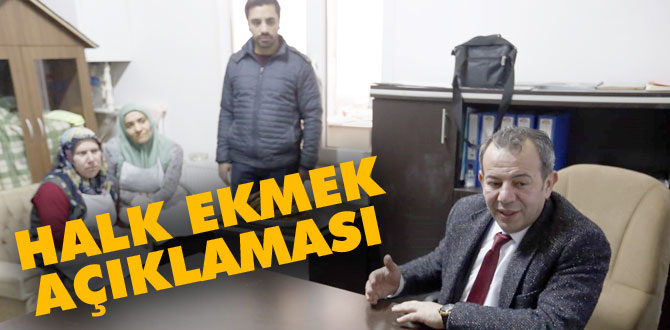 Tanju Özcan'dan Halk Ekmek açıklaması