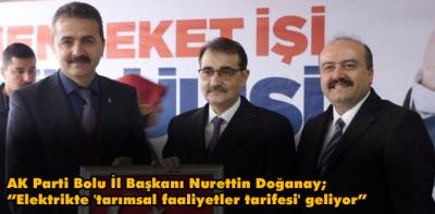“Elektrikte 'tarımsal faaliyetler tarifesi' geliyor” 