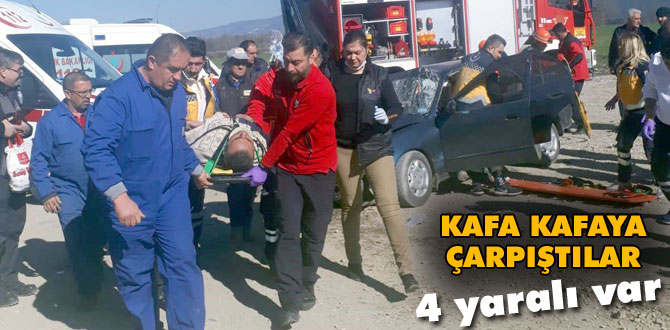 Kafa kafaya çarpıştılar