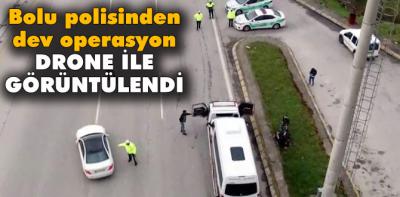 Dev operasyon drone ile görüntülendi