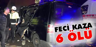 TEM otoyolunda feci kaza