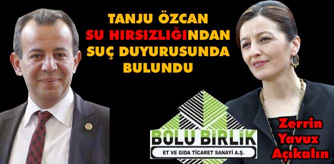 Su hırsızlığından suç duyurusunda bulundu