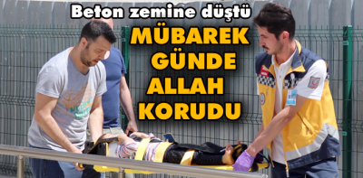 Evin penceresinden düşen kız çocuğu yaralandı