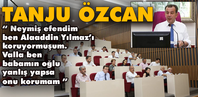 Tanju Özcan meclis toplantısında patladı