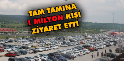 Bayramda 1 milyon kişi ziyaret etti