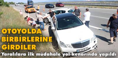 Yaralılara ilk müdahale yol kenarında yapıldı