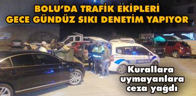 Trafik ekipleri göz açtırmıyor