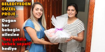 Bolu Belediyesi'nden yeni doğan bebeklere hediye sepeti