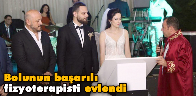 Başarılı fizyoterapist evlendi