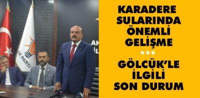 Karadere sularında önemli gelişme