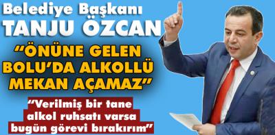 Başkan Özcan'dan alkol açıklaması