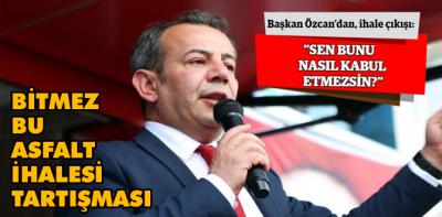 Tanju Özcan'dan ihale açıklaması