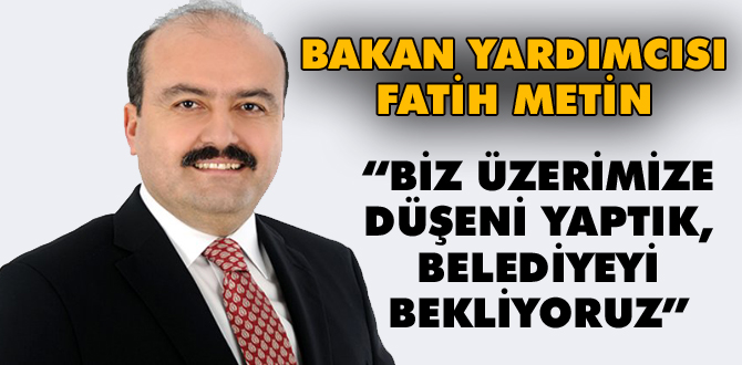 Fatih Metin'den Karadere suları açıklaması