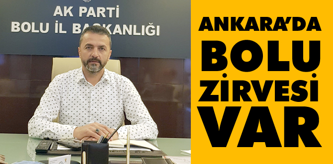 AK Parti’den Ankara’da Bolu zirvesi