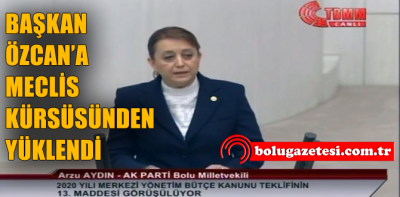 Arzu Aydın kürsüden verdi aldı