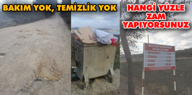 Gölköy'e giriş zamlandı