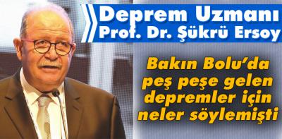 Bolu'da büyük deprem bekleniyor mu ?