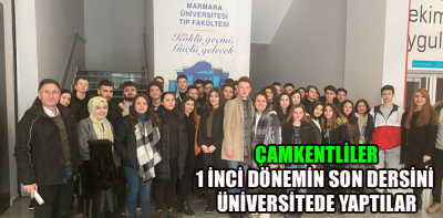 I. DÖNEMİN SON DERSİ ÜNİVERSİTEDE