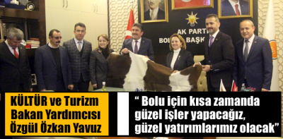 Bolu için güzel yatırımlarımız olacak