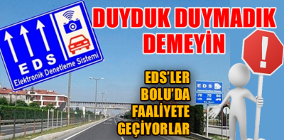 Bolu'da EDS'ler faaliyete başlıyor