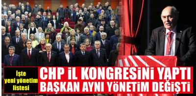 CHP İl Kongresi yapıldı