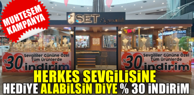 SET kuyumculuktan sevgililer gününe özel kampanya