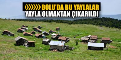 3 bölge yayla olmaktan çıkarıldı