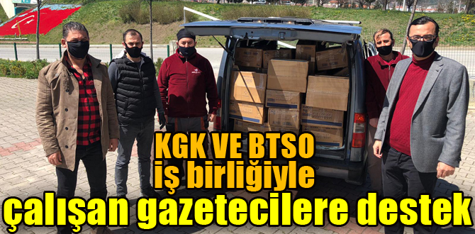 Bolu TSO çalışan gazetecileri unutmadı