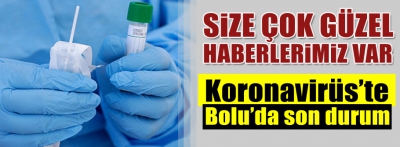 KORONAVİRÜS'TE BOLU'DA SON DURUM