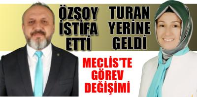 Özsoy istifa etti, Turan geldi