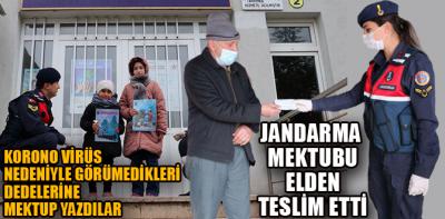 Dedelerine mektup yazdılar, jandarma elden teslim etti