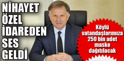 İl Özel İdaresi 250 bin adet maske dağıtacak