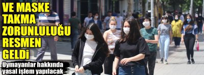 BOLU'DA MASKE TAKMA ZORUNLULUĞU GETİRİLDİ