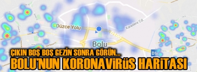 BOLU'NUN KORONA HARİTASI