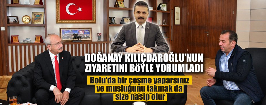 DOĞANAY SOSYAL MEDYADAN ÇEŞME GÖNDERMESİ YAPTI