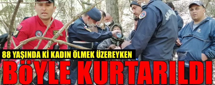 ÖLMEK ÜZEREYKEN JANDARMA BULDU